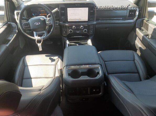 1FT8W2BMXSEC14030 2025 FORD F250 Gray Widok deski rozdzielczej