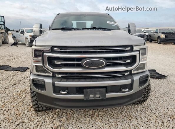 1FT8W2BT2LEC39433 2020 FORD F250 Silver Widok z przodu