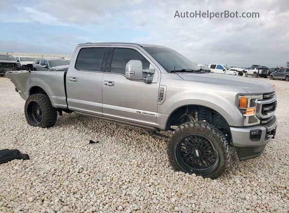 1FT8W2BT2LEC39433 2020 FORD F250 Silver Przód prawy