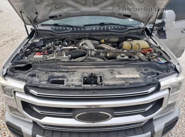 1FT8W2BT2LEC39433 2020 FORD F250 Silver Widok wnętrza z tyłu