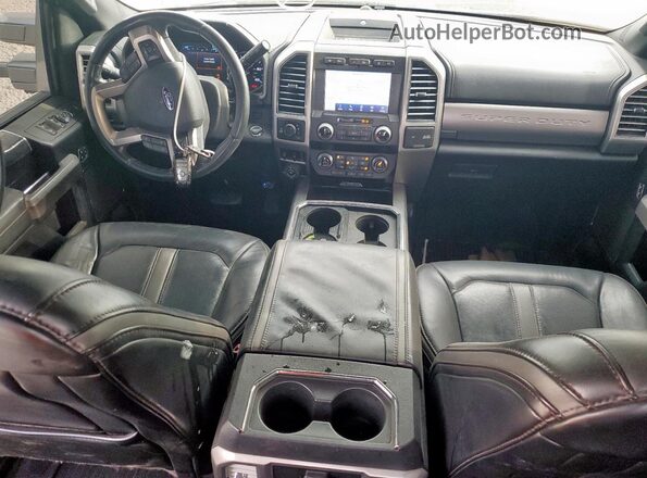 1FT8W2BT2LEC39433 2020 FORD F250 Silver Widok deski rozdzielczej