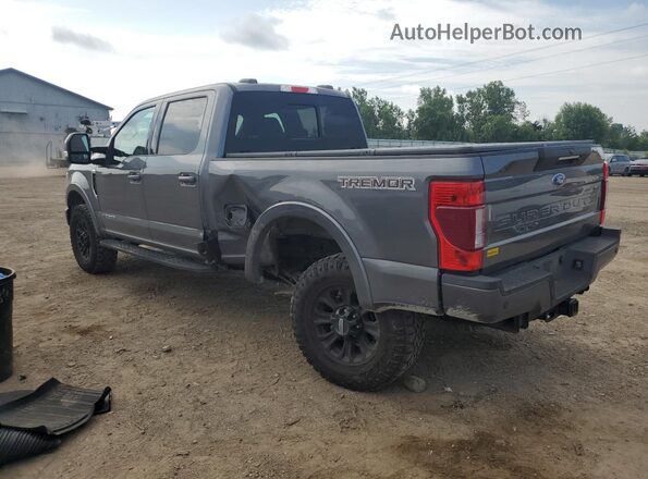 1FT8W2BT4NED50309 2022 FORD F250 Серый Задняя левая четверть