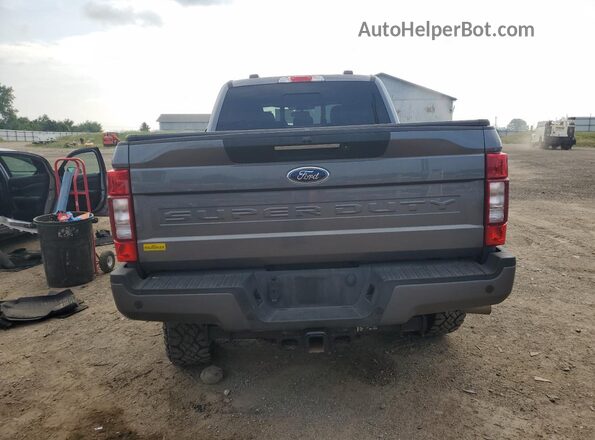 1FT8W2BT4NED50309 2022 FORD F250 Серый Вид сзади