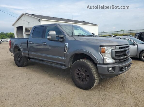 1FT8W2BT4NED50309 2022 FORD F250 Серый Передняя правая четверть