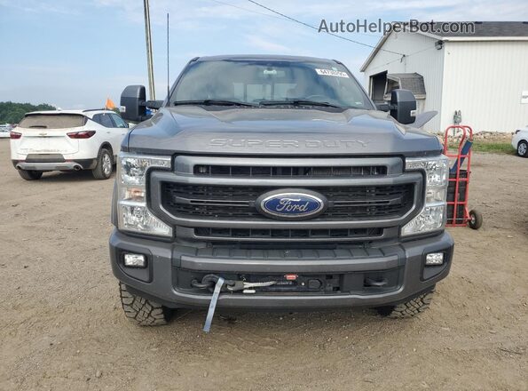 1FT8W2BT4NED50309 2022 FORD F250 Серый Вид спереди