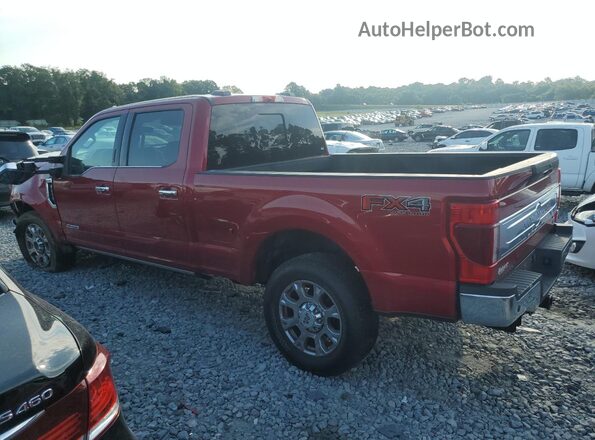 1FT8W2BT4NEG09364 2022 FORD F250 Красный Задняя левая четверть