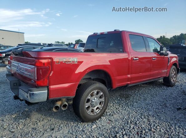 1FT8W2BT4NEG09364 2022 FORD F250 Красный Задняя правая четверть