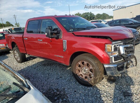 1FT8W2BT4NEG09364 2022 FORD F250 Красный Передняя правая четверть