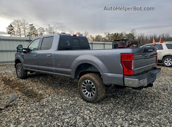 1FT8W2BT5NEC57153 2022 FORD F250 Gray Trasero izquierdo