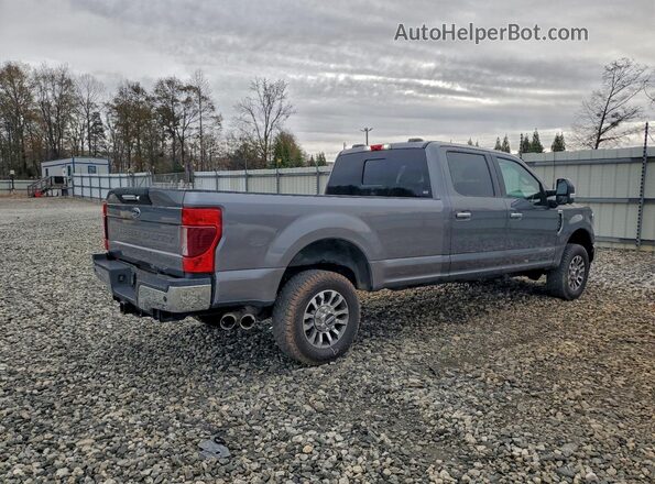 1FT8W2BT5NEC57153 2022 FORD F250 Gray Trasero derecho