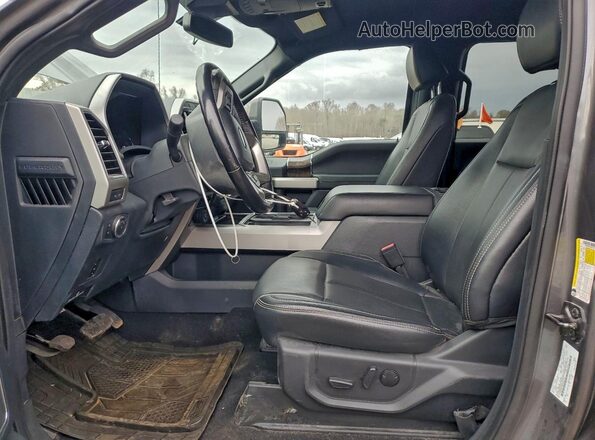1FT8W2BT5NEC57153 2022 FORD F250 Gray Vista interior delantera