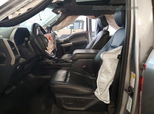 1FT8W2BT7MEC90010 2021 FORD F250 Silver Widok wnętrza z przodu