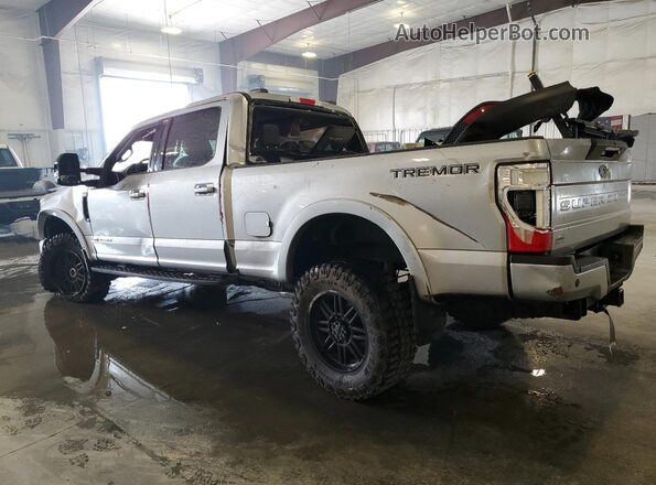 1FT8W2BT7MEC90010 2021 FORD F250 Silver Tył lewy