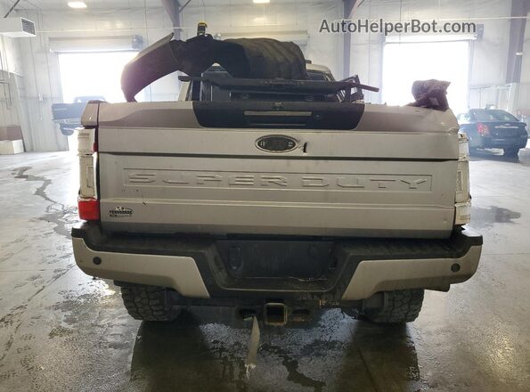 1FT8W2BT7MEC90010 2021 FORD F250 Silver Widok z tyłu