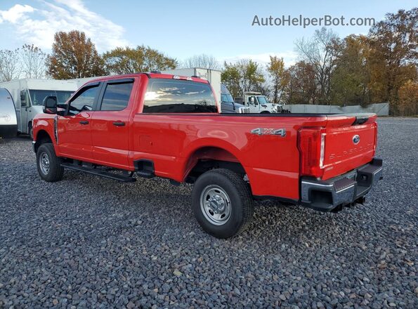 1FT8W3BA1PED25343 2023 FORD F350 Красный Задняя левая четверть