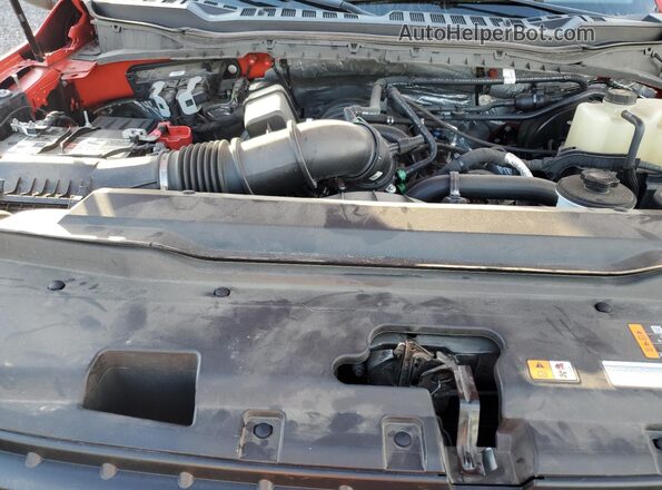 1FT8W3BA1PED25343 2023 FORD F350 Красный Вид задней части салона
