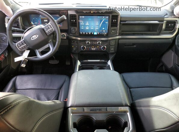 1FT8W3BM4REF03582 2024 FORD F350 Black წინა პანელის ხედი