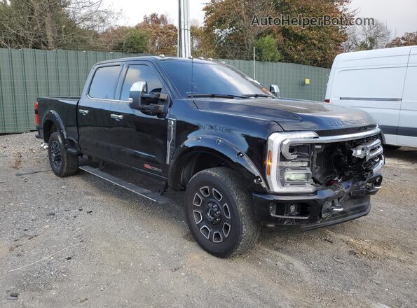 1FT8W3BM9RED19481 2024 FORD F350 Black Передня права чверть