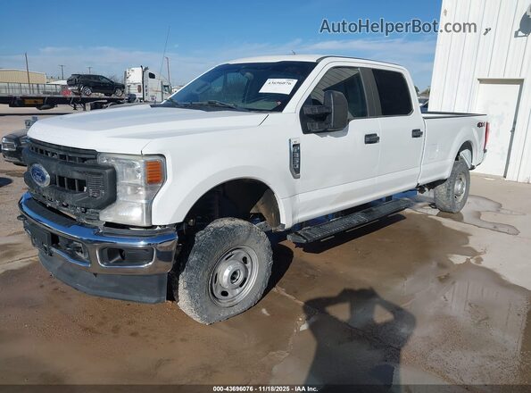 1FT8W3BN5NEC61789 2022 FORD F350 White Przód lewy
