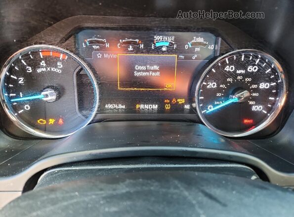 1FT8W3BT0LED33381 2020 FORD F350 Gray Widok zestawu wskaźników