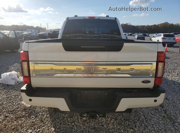 1FT8W3BT5LED74024 2020 FORD F350 White Widok z tyłu
