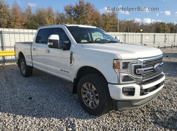 1FT8W3BT5LED74024 2020 FORD F350 White Przód prawy
