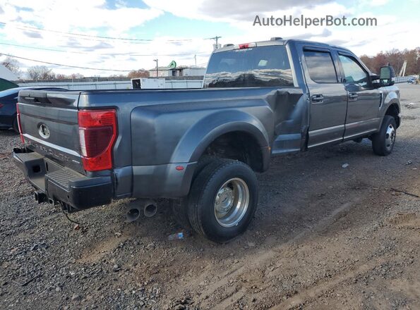 1FT8W3DT0LEE03409 2020 FORD F350 Gray უკანა მარჯვენა
