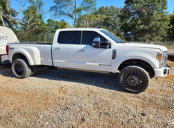 1FT8W3DT1LEC70580 2020 FORD F350 White წინა მარჯვენა