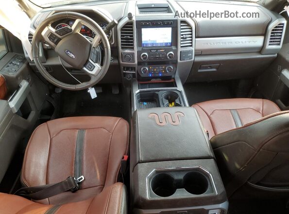 1FT8W3DT2LEE68889 2020 FORD F350 Blue წინა პანელის ხედი