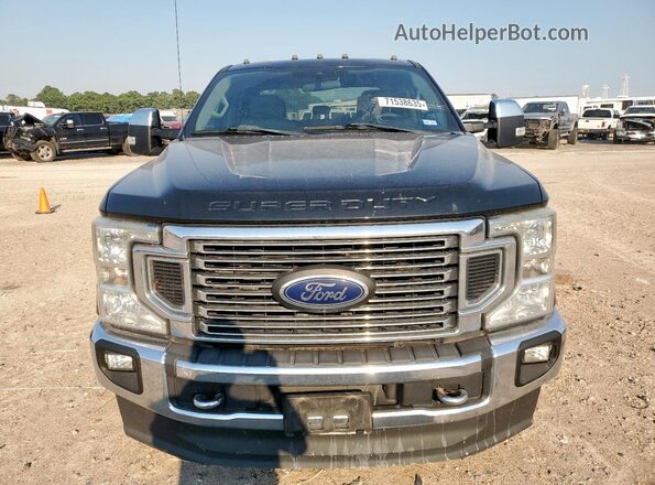 1FT8W3DT6LEC69456 2020 FORD F350 Black წინა ხედი