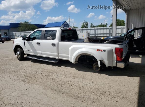 1FT8W3DT9LEC86820 2020 FORD F350 White Trasero izquierdo