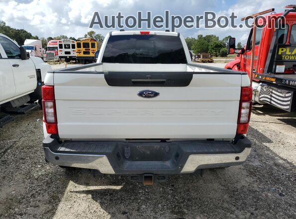 1FT8W4DT7MEC59218 2021 FORD F450 White Вид ззаду
