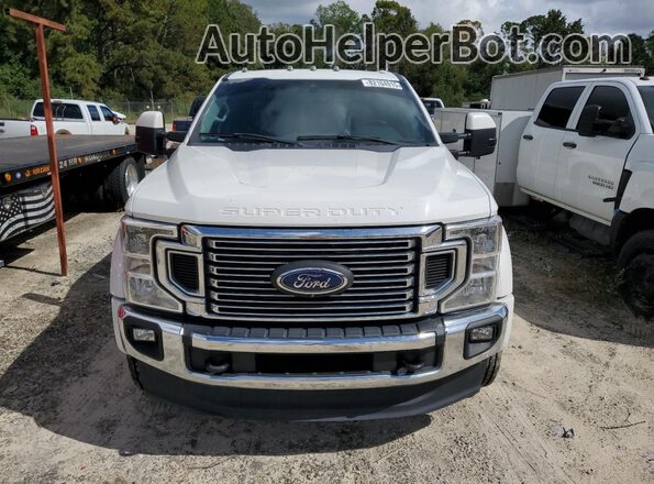 1FT8W4DT7MEC59218 2021 FORD F450 White Вид спереду