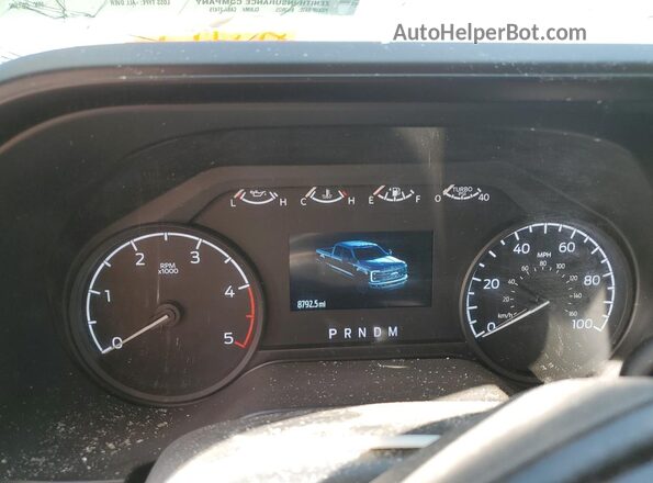 1FT8X2AT1SEC03343 2025 FORD F250 Белый Вид щитка приборов