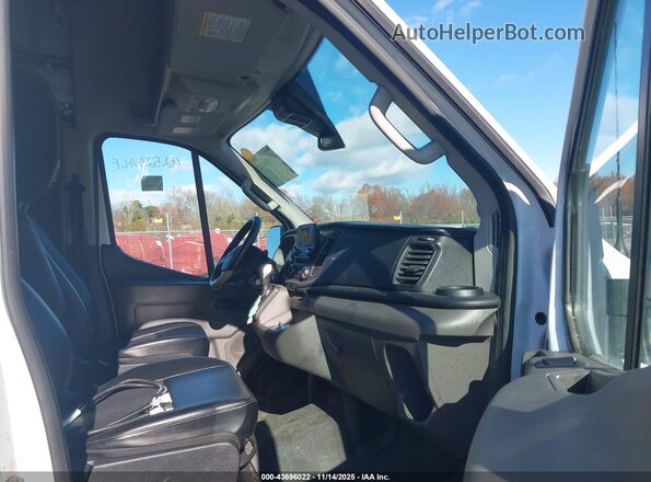 1FTBF4X87LKB65532 2020 FORD TRANSIT-350 White Widok wnętrza z przodu