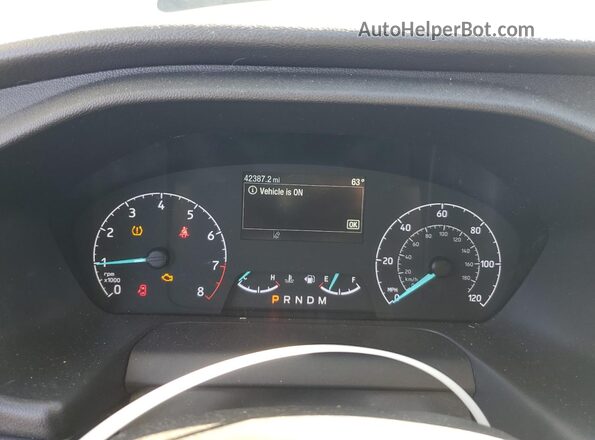 1FTBR1Y89RKA50167 2024 FORD TRANSIT White Instrument cluster view
