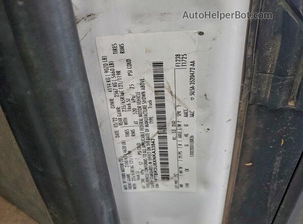 1FTBR3U8XNKA33843 2022 FORD TRANSIT White Սալոնի 360 աստիճան տեսք