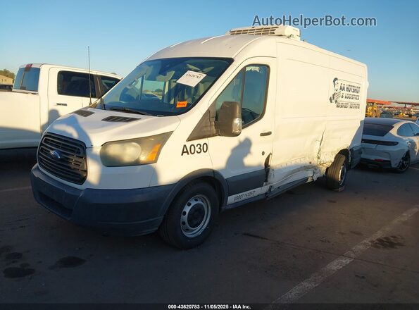 1FTBW2CG7HKA49613 2017 FORD TRANSIT-350 Белый Передняя левая четверть