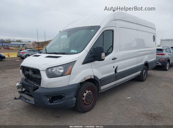 1FTBW3X84LKB52585 2020 FORD TRANSIT-350 White Առջևի ձախ երեք քառորդ տեսարան
