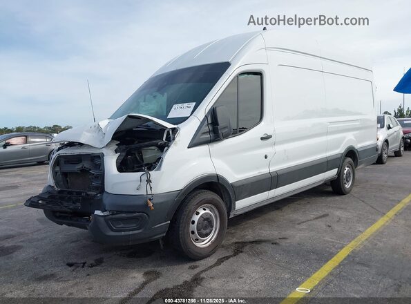 1FTBW3X89LKB26208 2020 FORD TRANSIT-350 White Առջևի ձախ երեք քառորդ տեսարան