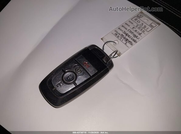 1FTER1FH8LLA90712 2020 FORD RANG Gray Dashboard view