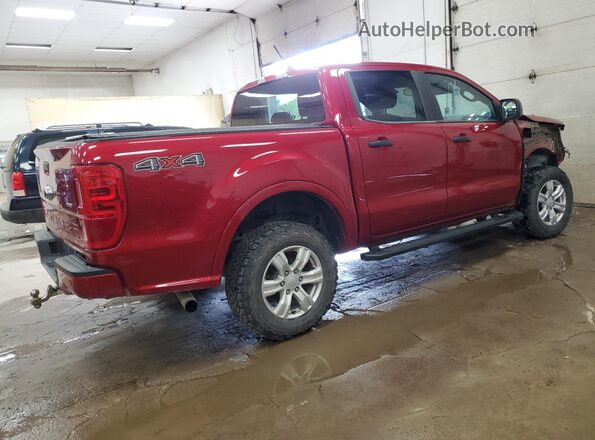1FTER4FH6LLA01396 2020 FORD RANG Красный Задняя правая четверть