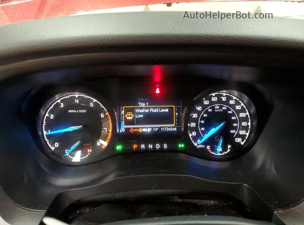 1FTER4FH6LLA01396 2020 FORD RANG Красный Вид щитка приборов