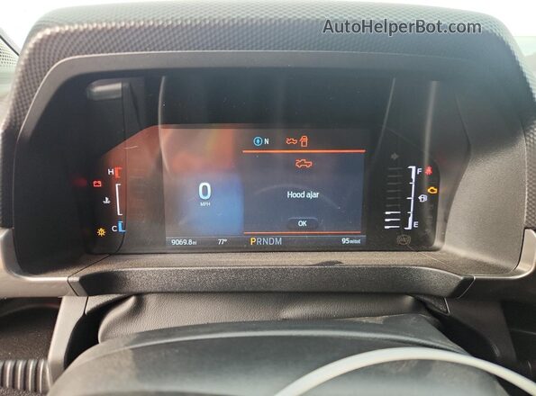 1FTER4GH0RLE69194 2024 FORD RANG White Widok zestawu wskaźników