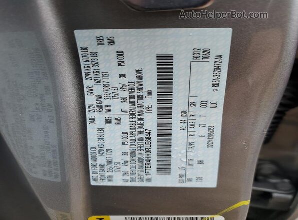 1FTER4HH0RLE68447 2024 FORD RANG Silver ძრავის განყოფილების ხედი