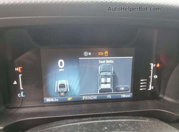 1FTER4HH0RLE68447 2024 FORD RANG Silver ხელსაწყოთა პანელის ხედი