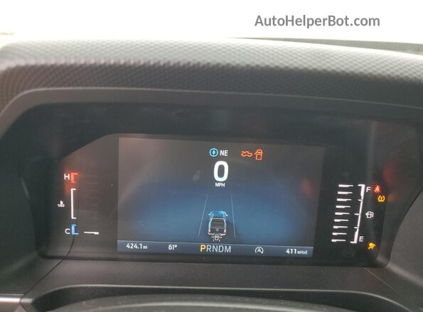 1FTER4HH3SLE00147 2025 FORD RANG Tan ხელსაწყოთა პანელის ხედი