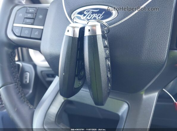 1FTEW1C59PFC37031 2023 FORD F150 Gray Dashboard view