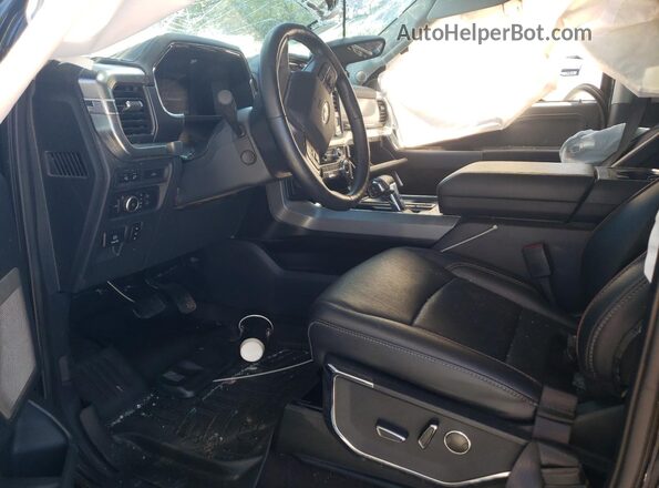 1FTEW1CP0NFA10342 2022 FORD F150 Black Вид салону спереду