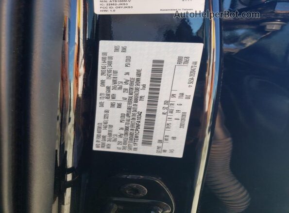 1FTEW1CP0NFA10342 2022 FORD F150 Black Вид підкапотного простору